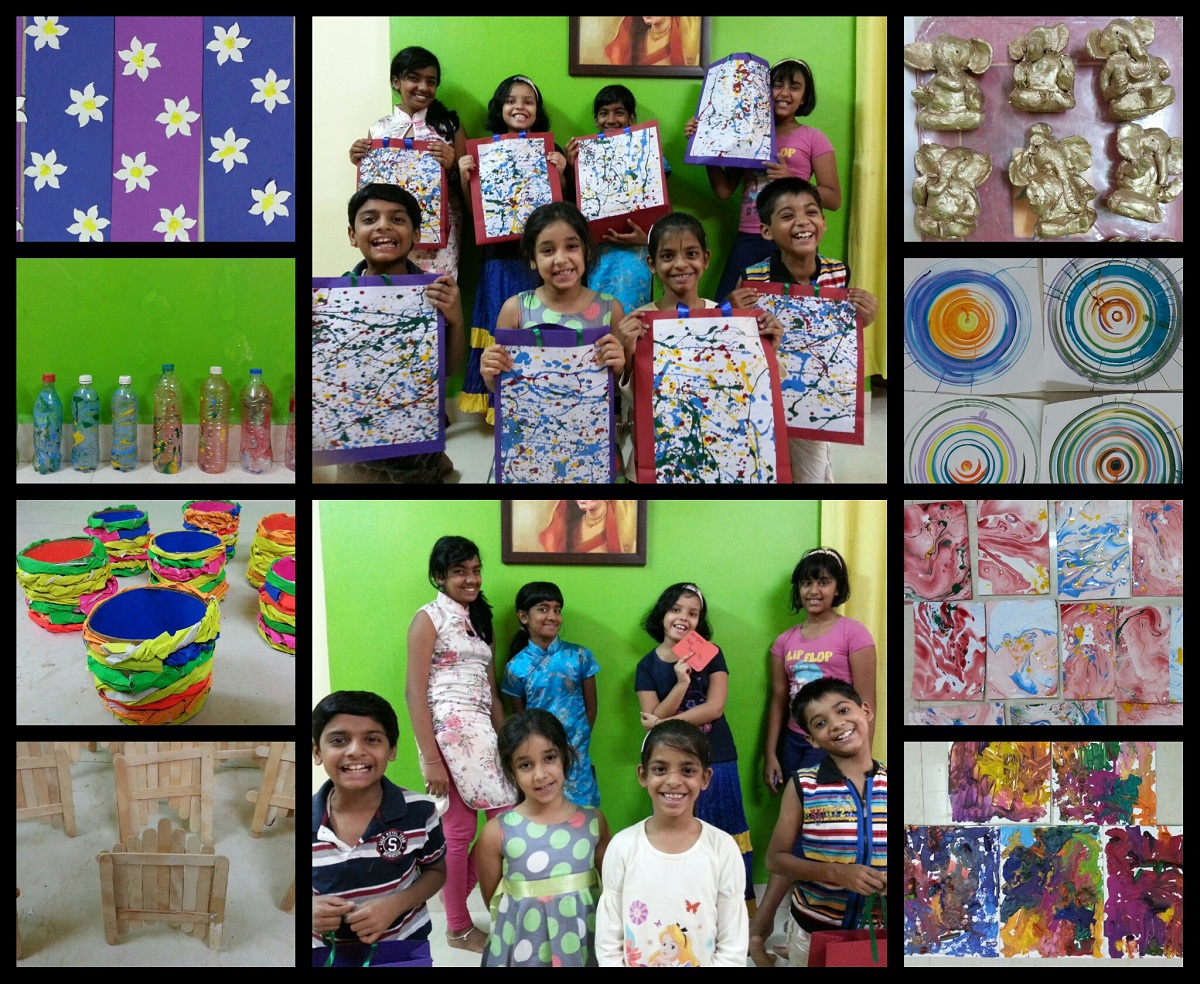Art camps collage