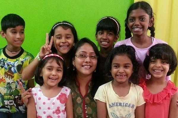 Group picture of students at littlebrush