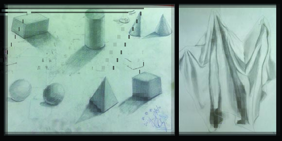 Elementary intermediate exam kids littlebrush pencil shading