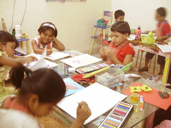 ongoing classes kids art work